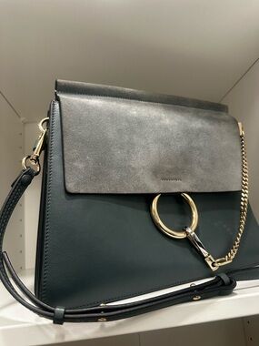 Chloe Faye large bag cloudy blue